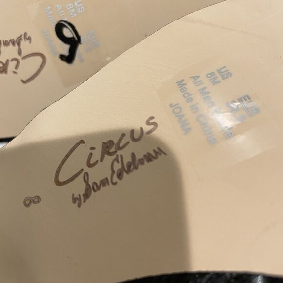 Circus NY By Sam Edelman Joana Women’s Black Shoes Slides Sandals Size 8 NEW - Picture 7 of 13